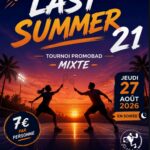 Dernier tournoi d’été en 21 points